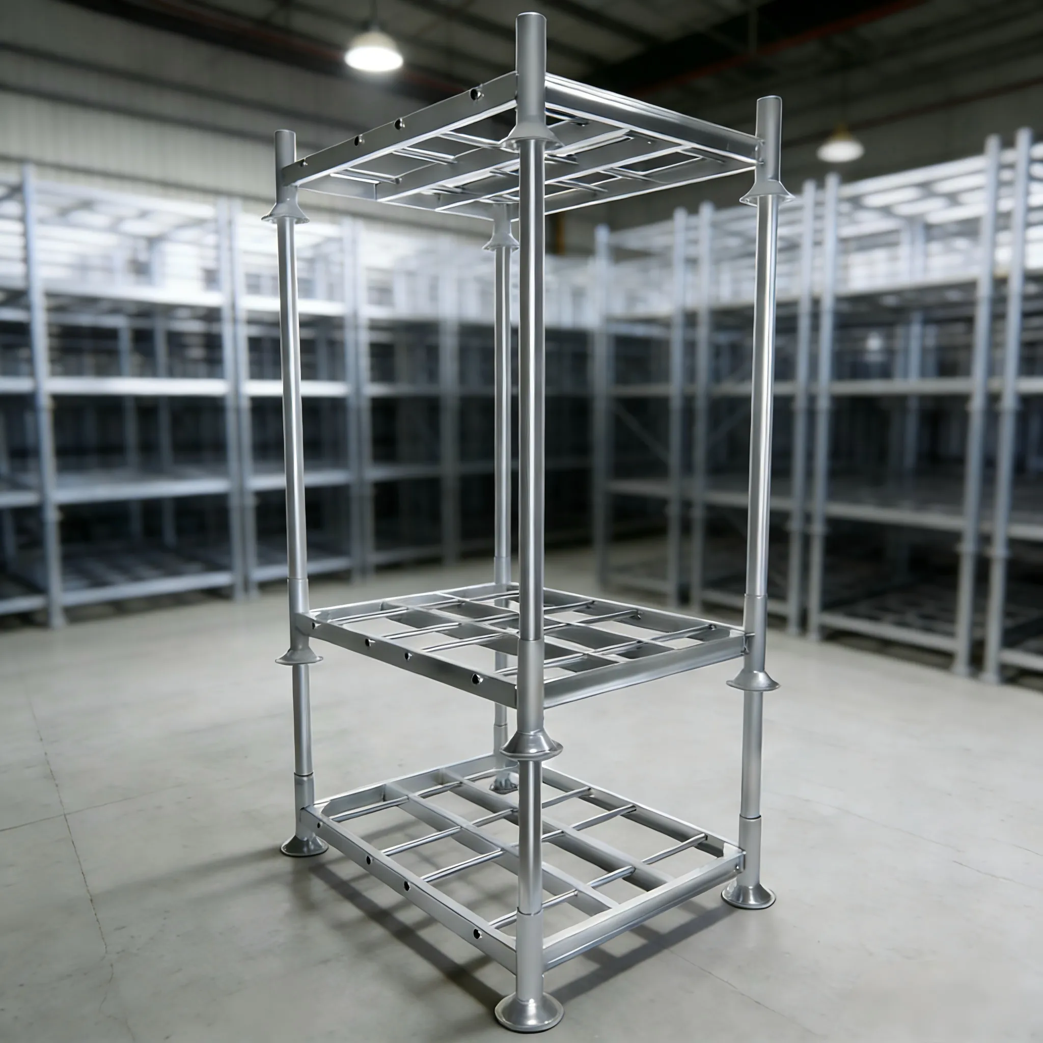 Post pallet rack