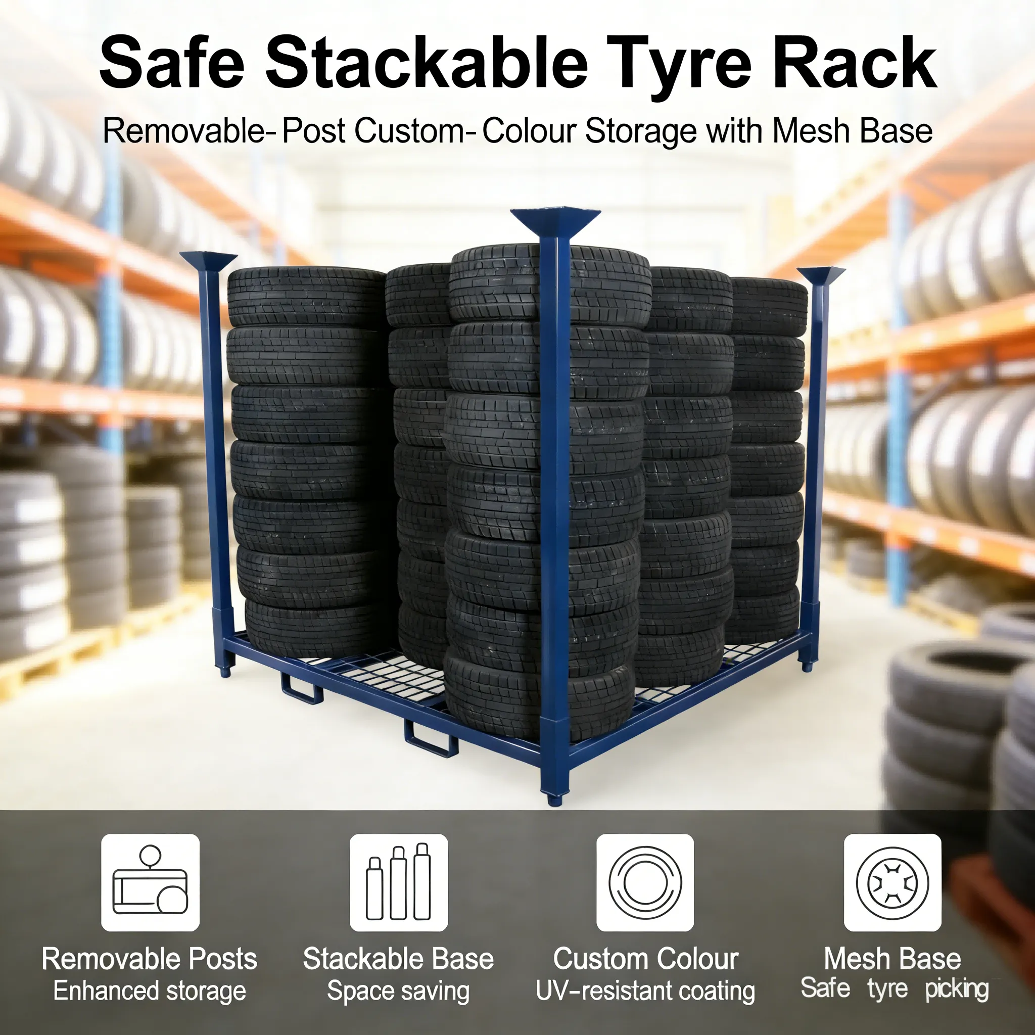 stackable Tyre Rack