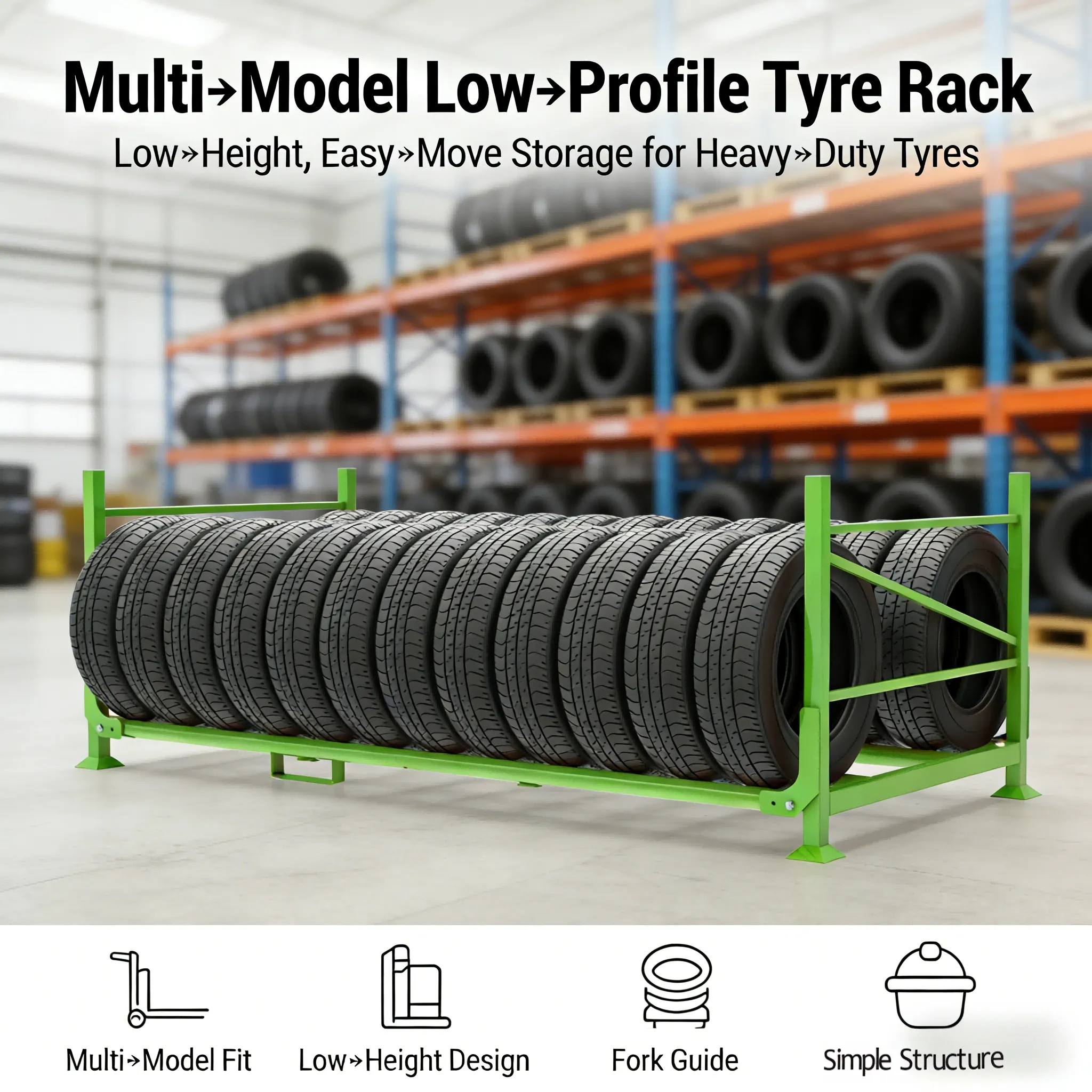 foldable tyre rack
